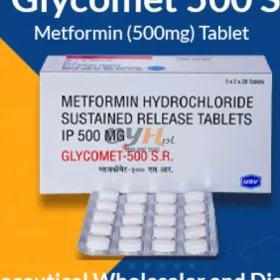 Tabletka Glycomet 500mg SR - Metformina 500mg online na sprzedaż
