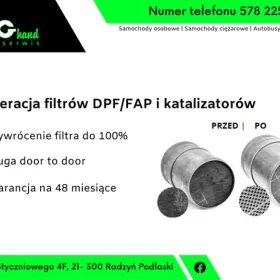 Regeneracja DPF/FAP i katalizatorów