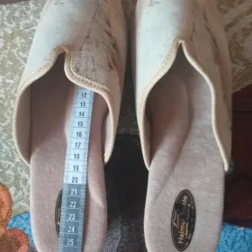 Oryginalne pantofle Helmut trunte damskie na koturnie color beżowo-mix roz. 42