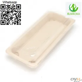 Display trays sugarcane tray tray plate pulp tray packaging bagasse tray