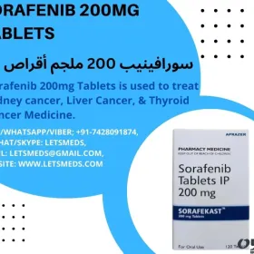 Indian Sorafenib 200mg Tablets Wholesale USA UAE