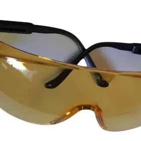 Okulary ochronne przeciw odpryskowe Żółte Panoramiczne 