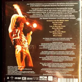 HD DVD Historyczny Koncert Jimi Hendrix Live At Monterey Wersja de LUX