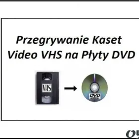 Przegrywanie Kaset Video VHS na Płyty DVD