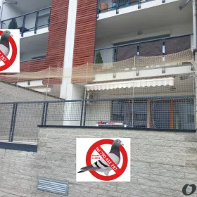Opole montaż siatek przeciw GOŁĘBIOM dla KOTA balkon okna ta