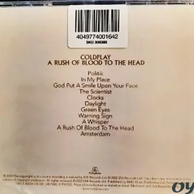 Polecam Album CD COLDPLAY - A Rush Of Blood To The Head