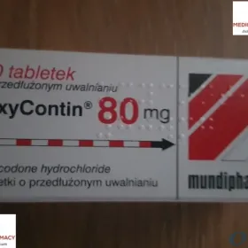 Trwa Wyprzedasz Leku: OxyContin 80mg Sprawdź Naszą Ofertę