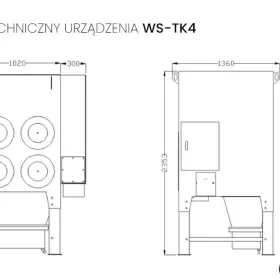 System filtracji i wyciągu spalin WS-TK