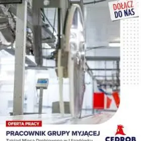 Pracownik Grupy Myjącej - praca na I zmianę